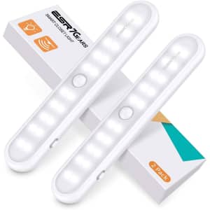 ESR7Gears Motion Sensor Closet Light 2-Pack for $24 ESR7Gears Motion Sensor Closet Light 2-Pack for $24