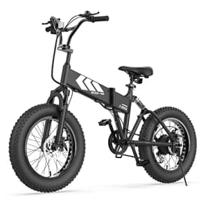 Swagtron EB-8 Outlaw 20 Fat Tire eBike with Enclosed Removable 36V Battery 350W Motor Power for $900