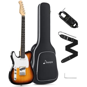 Donner Telecaster 39" Left-Handed Electric Guitar for $150