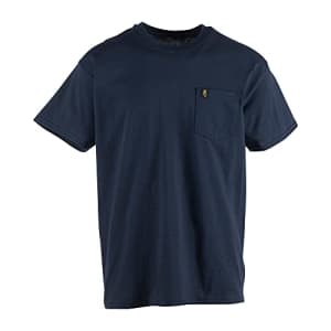 Browning Men's Pocket Tee, Workwear Classic T-Shirt, Navy, Medium for $20