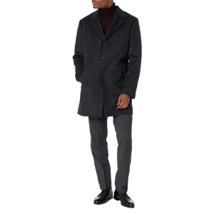 Buttoned Down Men's Italian Wool Cashmere Overcoat for $92 Buttoned Down Men's Italian Wool Cashmere Overcoat for $92
