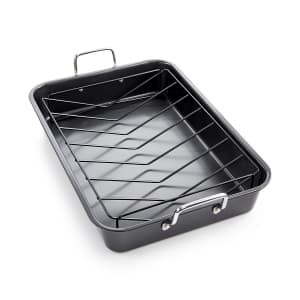 Tools of the Trade Nonstick Roaster and Rack for $10 Tools of the Trade Nonstick Roaster and Rack for $10