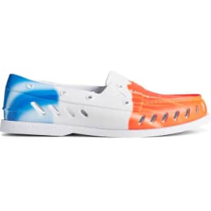 Sperry x Popsicle Men's Firecracker Authentic Original Float Boat Shoe for $13 Sperry x Popsicle Men's Firecracker Authentic Original Float Boat Shoe for $13