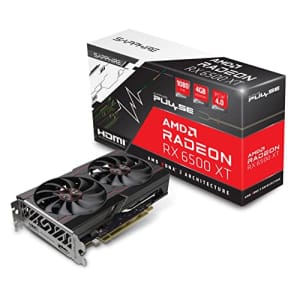 Sapphire 11314-01-20G Pulse AMD Radeon RX 6500 XT Gaming OC Graphics Card with 4GB GDDR6, AMD RDNA 2 for $224