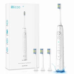 Slicoo Rechargeable Electric Toothbrush, Whitening Electric Toothbrush - Sonic Toothbrush for for $41