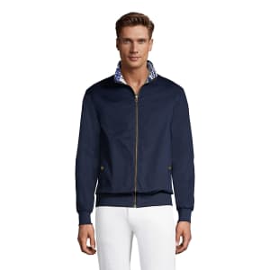 Lands' End Men's Reversible Cotton Bomber Jacket for $22 Lands' End Men's Reversible Cotton Bomber Jacket for $22