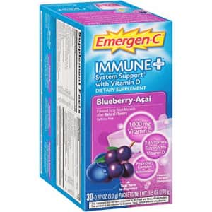 Emergen-C - Immune+ Formula 0.3 Oz Blueberry Acai 30/Pack for $39 Emergen-C - Immune+ Formula 0.3 Oz Blueberry Acai 30/Pack for $39