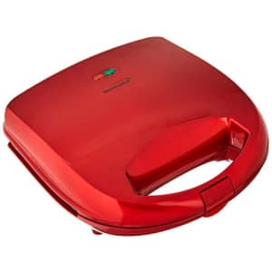Brentwood TS-240R Non-Stick Compact Dual Sandwich Maker, Red for $37