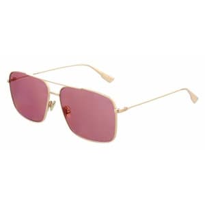 Christian Dior STELLAIREO3S DDB Gold Copp Rectangle Sunglasses for Womens for $170