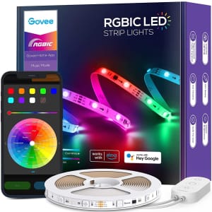 Govee 16.4-Foot RGBIC LED Strip Lights for $28
