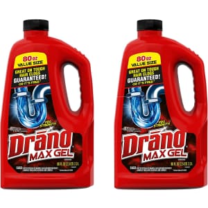 Drano Max Gel Drain Clog Remover and Cleaner 2-Pack for $9.70 via Sub & Save