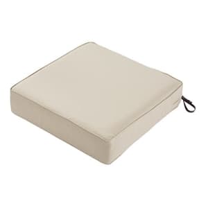 Classic Accessories Montlake Water-Resistant 21 x 21 x 5 Inch Square Outdoor Seat Cushion, Patio for $70