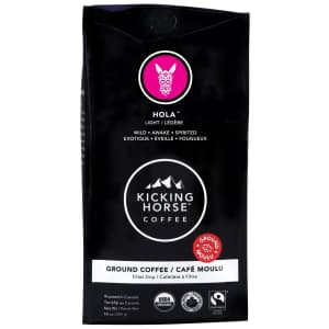 Kicking Horse Coffee 10-oz. Bag for $5.60 via Sub & Save Kicking Horse Coffee 10-oz. Bag for $5.60 via Sub & Save