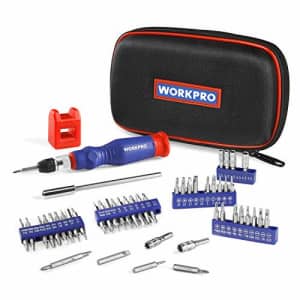 WORKPRO Precision Screwdriver Kit 69-piece with Quick Load Screwdriver Bits Holder Handle for for $25 WORKPRO Precision Screwdriver Kit 69-piece with Quick Load Screwdriver Bits Holder Handle for for $25