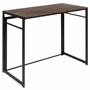 Flash Furniture Rustic Home Office Folding Computer Desk - 40" for $71 Flash Furniture Rustic Home Office Folding Computer Desk - 40" for $71