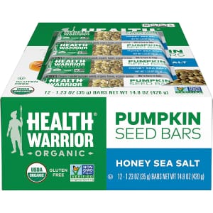 Health Warrior Pumpkin Seed Protein Bar 12-Pack for $10 in cart w/ Prime Health Warrior Pumpkin Seed Protein Bar 12-Pack for $10 in cart w/ Prime