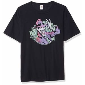 DC Comics Men's So Serious T-Shirt, Black, 5X-Large for $16