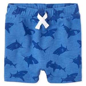 The Children's Place Baby Printed French Terry Shorts, Boy Thats Blue, 2T for $7