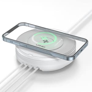 LDNIO 15W 5-in-1 Qi-Certified Wireless Charger for $24