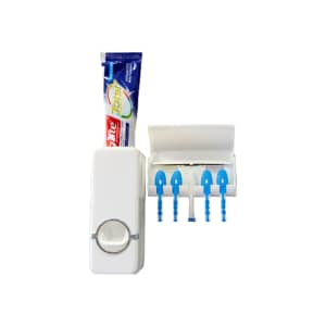 Automatic Toothpaste Dispenser w/ 5-Toothbrush Holder for $9 Automatic Toothpaste Dispenser w/ 5-Toothbrush Holder for $9