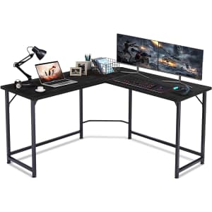 Comhoma 51" L-Shaped Office Computer Desk for $49 Comhoma 51" L-Shaped Office Computer Desk for $49