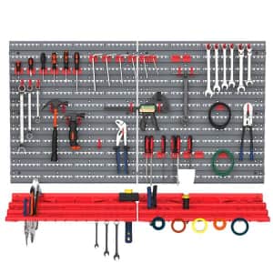 Durhand 54-Piece Pegboard and Shelf Tool Organzier for $39 Durhand 54-Piece Pegboard and Shelf Tool Organzier for $39