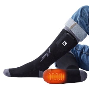 Kemimoto Remote Control Rechargeable Heated Socks for $42 Kemimoto Remote Control Rechargeable Heated Socks for $42