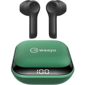 Waayu Bluetooth 5.1 True Wireless Earbuds for $10