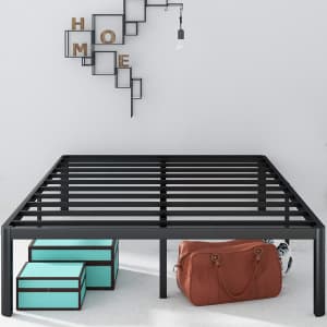 Zinus Van 16" Metal Platform Queen Bed Frame for $145 Zinus Van 16" Metal Platform Queen Bed Frame for $145