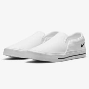 Nike Men's Court Legacy Slip On Shoes for $40 Nike Men's Court Legacy Slip On Shoes for $40