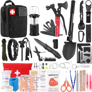 Kleclcw 160-Piece Survival & First Aid Kit for $27 w/ Prime
