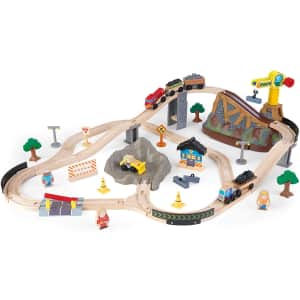 KidKraft 61-Piece Bucket Top Construction Train Set for $93 KidKraft 61-Piece Bucket Top Construction Train Set for $93