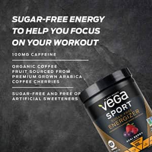 Vega Sport Sugar Free Energizer, Strawberry Lemonade - Vegan Certified, Keto-Friendly, Gluten Free, for $24 Vega Sport Sugar Free Energizer, Strawberry Lemonade - Vegan Certified, Keto-Friendly, Gluten Free, for $24