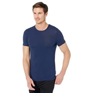 Calvin Klein Men's Ultra-Soft Modern Modal Lounge Crewneck T-Shirt, Blue Shadow, Small for $20