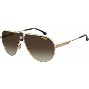 Carrera Men's 1033/S Pilot Sunglasses, Gold/Brown Gradient, 63mm, 11mm for $155