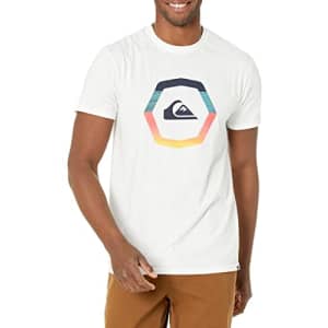 Quiksilver Men's Uprise Mt0 Tee Shirt, White, XXL for $18