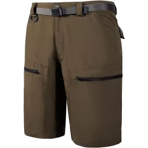 Msmsse Men's Cargo Hiking Shorts for $13