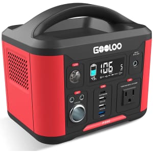 Gooloo 300W Portable Power Station for $150