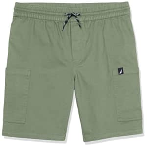Nautica Boys' Toddler Drawstring Pull-on Shorts, Dark Ivy Cargo, 2T for $10