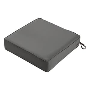 Classic Accessories Montlake Water-Resistant 25 x 25 x 5 Inch Square Outdoor Seat Cushion, Patio for $67 Classic Accessories Montlake Water-Resistant 25 x 25 x 5 Inch Square Outdoor Seat Cushion, Patio for $67