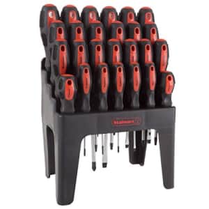 Stalwart 26 Piece Screwdriver Set with Wall Mount, Stand and Magnetic Tips- Precision Kit Including for $51