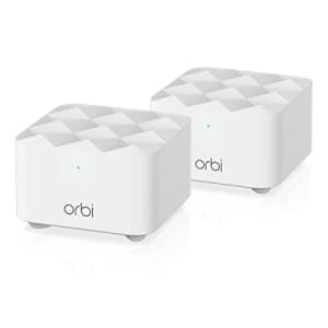 NETGEAR Orbi Whole Home Mesh WiFi System (RBK12) Router Replacement Covers up to 3,000 sq. ft. with for $57
