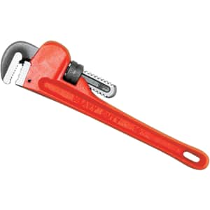 Performance Tools 10" Pipe Wrench for $7