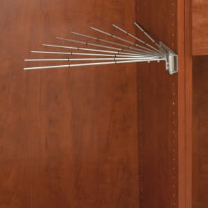 Rev-A-Shelf Wire Fan Pants Rack for $26 Rev-A-Shelf Wire Fan Pants Rack for $26
