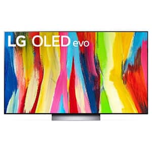 LG 55-Inch Class OLED evo C2 Series Alexa Built-in 4K Smart TV, 120Hz Refresh Rate, AI-Powered 4K, for $1,597