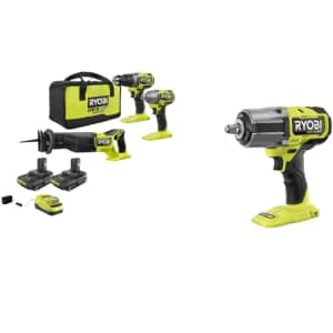 Ryobi One+ 18V Cordless 3-Tool Combo Kit at Home Depot: Free tool w/ purchase Ryobi One+ 18V Cordless 3-Tool Combo Kit at Home Depot: Free tool w/ purchase