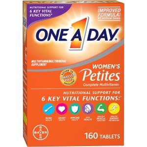 One A Day Women's Petites Multivitamin 160-Count Tablets for $6