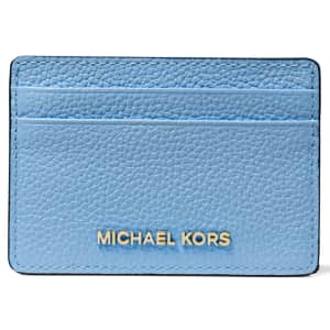 Michael Kors Pebble Leather Card Holder for $22 Michael Kors Pebble Leather Card Holder for $22
