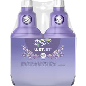 Swiffer WetJet Multi-Purpose 42.2-oz. Floor Cleaner 2-Pack for $8.25 via Sub & Save Swiffer WetJet Multi-Purpose 42.2-oz. Floor Cleaner 2-Pack for $8.25 via Sub & Save