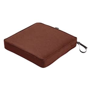 Classic Accessories Montlake Water-Resistant 17 x 17 x 3 Inch Square Outdoor Seat Cushion, Patio for $43 Classic Accessories Montlake Water-Resistant 17 x 17 x 3 Inch Square Outdoor Seat Cushion, Patio for $43